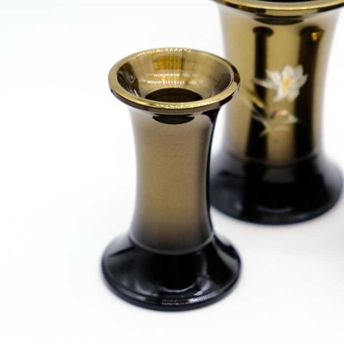 Modernes japanisches dreiteiliges buddhistisches Altar-Set "Suzukaze" + Räuchergefäß - Bild 2 von 6