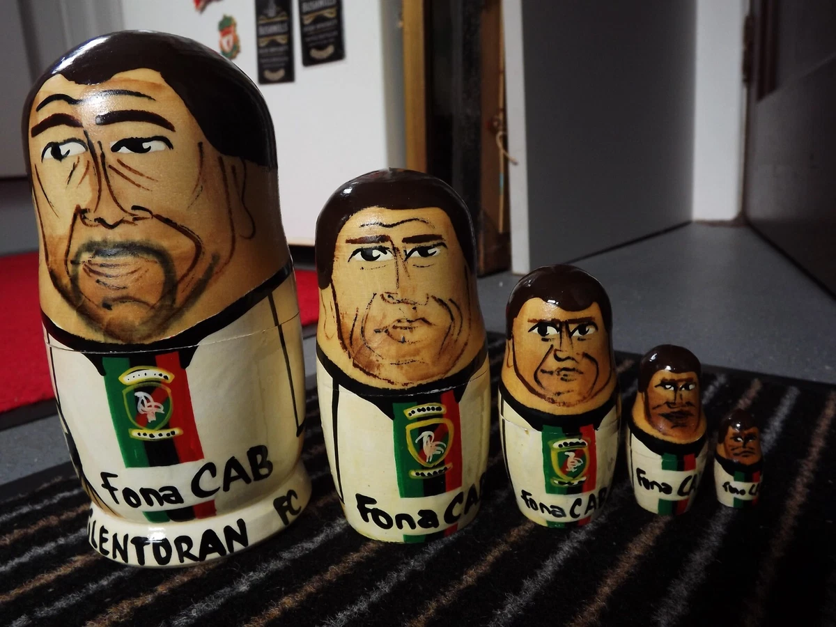 GLENTORAN FC Northern Ireland Set Of 5 Russian Dolls 1990s RARE eBay
