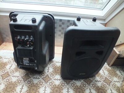 Skytec 170310   SP 800 A 170.310 Lautsprecher Aktiv 8 100 W Laufwerk Disco Musik