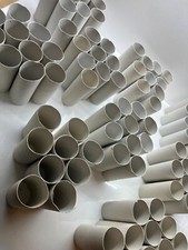 Toilet Paper ROLLS Empty CLEAN White in Color Art Craft Projects LOT 100