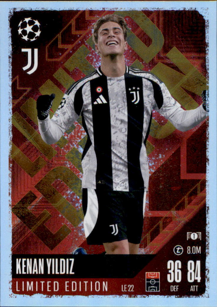 CL 24/25 Champions League 2024/2025 LE22 Kenan Yildiz Limited