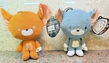 NEW Chibi Tom and Jerry Plush Set Stuffed Toy Doll Figure Cat Mouse Cartoon Cute
