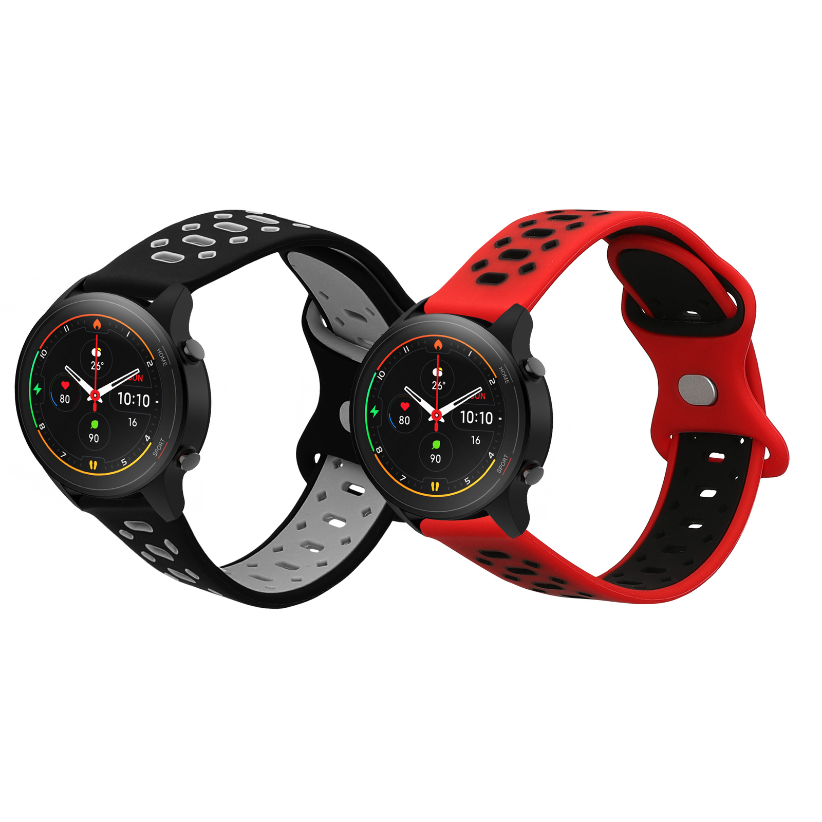 2x Спортивный браслет для Xiaomi Mi Watch Mi Watch Цветной Спортивный браслет для фитнеса 