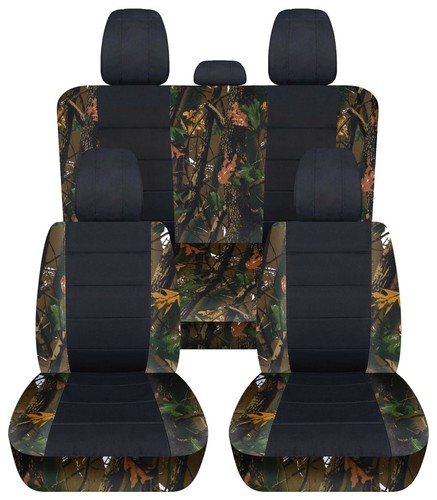 Seat Covers Fits 2015-2018 Ford F150 Black Camouflage - Truck Seat Covers - Picture 14 of 23