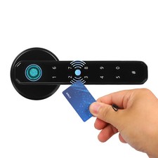 Smart Lever Lock, Smart Handle Lock, Door Lock with Fingerprint, Keypad, IC Card