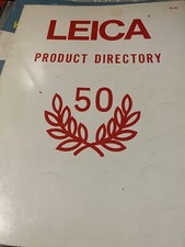 Leica Product Directory 50 Cameras, Lens  Accessories 1976 Excellent Condition