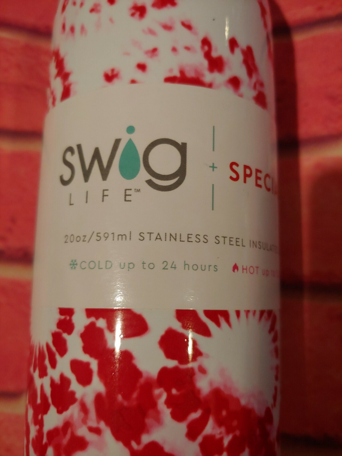 Kellogg's Special K Swig Life Stainless Steel Insulated Bottle 20 oz