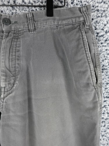 Patagonia ORGANIC COTTON Twill Chino Pants Men’s 34 Straight Casual GRAY Vintage - Picture 3 of 14