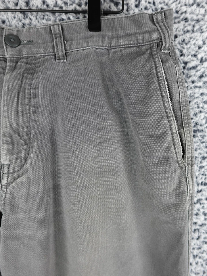 Pantalones Chinos Patagonia ALGODÓN ORGÁNICO Sarga Para Hombre 34 Rectos Informales GRIS De Colección Foto 3 de 4