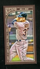 2015 Brandon Moss Topps Gypsy Queen Mini Baseball Card Cleveland Indians