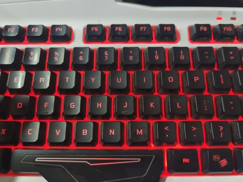 Mad Catz Strike S.T.R.I.K.E 3 Gaming Keyboard Lighted - White - Picture 11 of 11