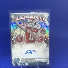 2023 Bowman's Best University Elements of the Game /75 Jackson Arnold Auto