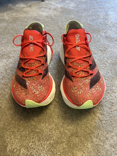 Adidas Adizero Prime X 2 Strung Bright Red/Aurora Met/Green Spark Uk 4.5 /37.5 - Picture 2 of 12
