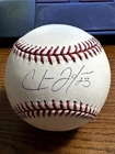 CHRIS JOHNSON 2 SIGNED AUTOGRAPHED OML BASEBALL!  Braves, Astros, Diamondbacks!