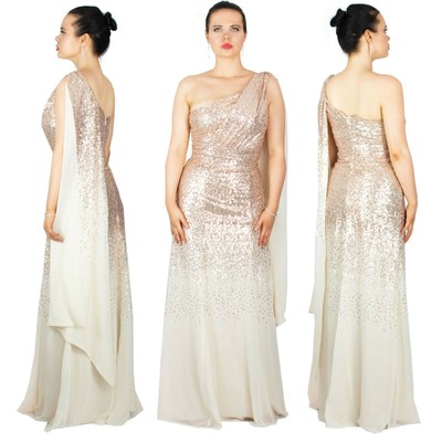 white and gold dress for party