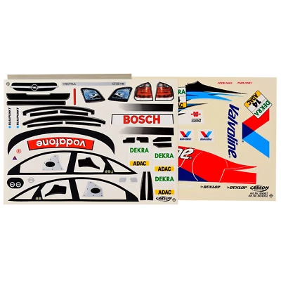 Arc décoratif 1:10 Opel Vectra GTS V8 Valvoline Dumbreck 14 DTM Label Carson ... - Photo 1/3