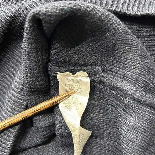 Dockers Men's XL Multi-Toned Navy 1/4 Zip Sweater NWT - Picture 10 of 12