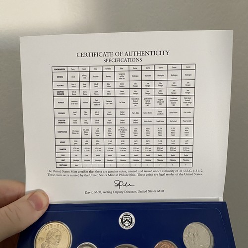 2018 Uncirculated Coin Set U.S Mint with Certificate of Authenticity - Picture 5 of 11
