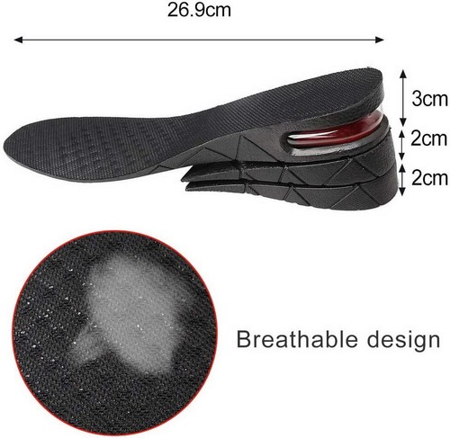 3-7cm Comfort Insoles for Men and Women Adjustable Height Booster Insoles - Picture 4 of 12