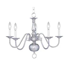 NEW Maxim Lighting 7103SN 5-Light Classic Candle Chandelier Satin Nickel NIB