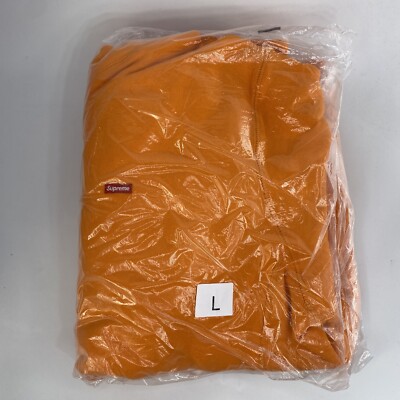 Supreme Small Box Logo Hoodie Orange SS20 Size Large Hooded