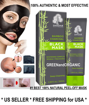XXL PEEL OFF MASK Pore Blackhead Remove Nose Acne Cleanse Mud BAMBOO CHARCOAL