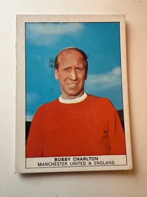 BOBBY CHARLTON - MANCHESTER UTD - 1969 NABISCO FOOTBALL KARTE