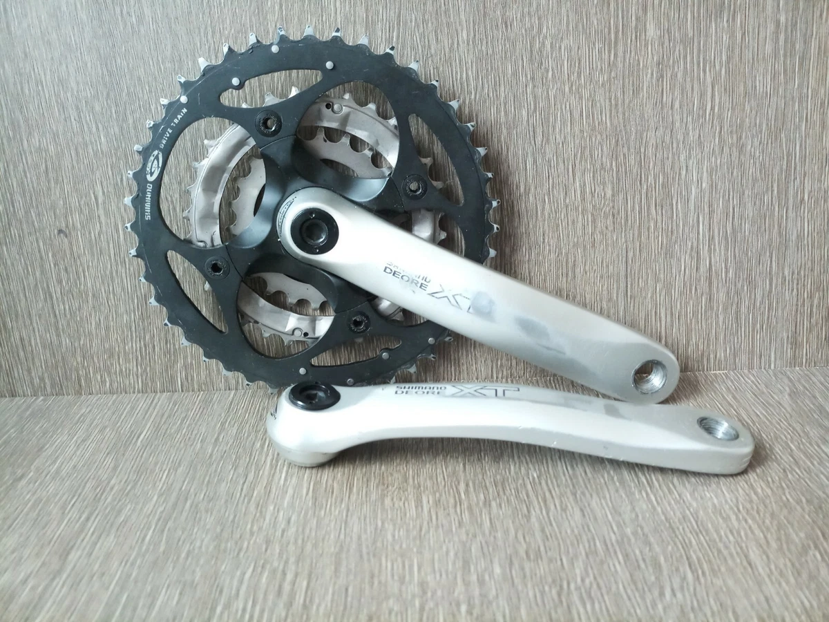 implícito Diplomático En honor Vintage Shimano XT 9 Speed Crankset: FC-M751, 175mm, 44/32/22T 6S45 | eBay