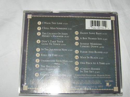 Johnny Cash 16 Biggest Hits (Sony Music CD, 1999) 70th Birthday Edition - Picture 3 of 3