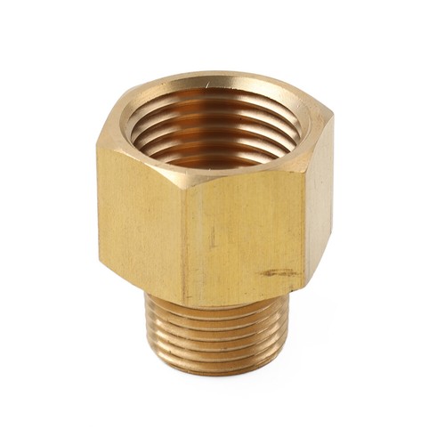 Messing-Rohrverschraubungsadapter 3/8" NPT Außengewinde x 1/2" NPT Innengewinde - Bild 3 von 11