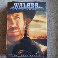 Walker, Texas Ranger: Season 3 Chuck Norris -Clarence Gilyard, Jr. DVD Sealed!