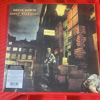 DAVID BOWIE THE RISE AND FALL OF ZIGGY STARDUST 40th ANNI LP AUDIO DVD 2012 RARE