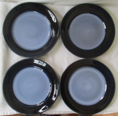 JOSEPH ABBOUD DEEP SEA BLUE SALAD PLATE - SET OF 4