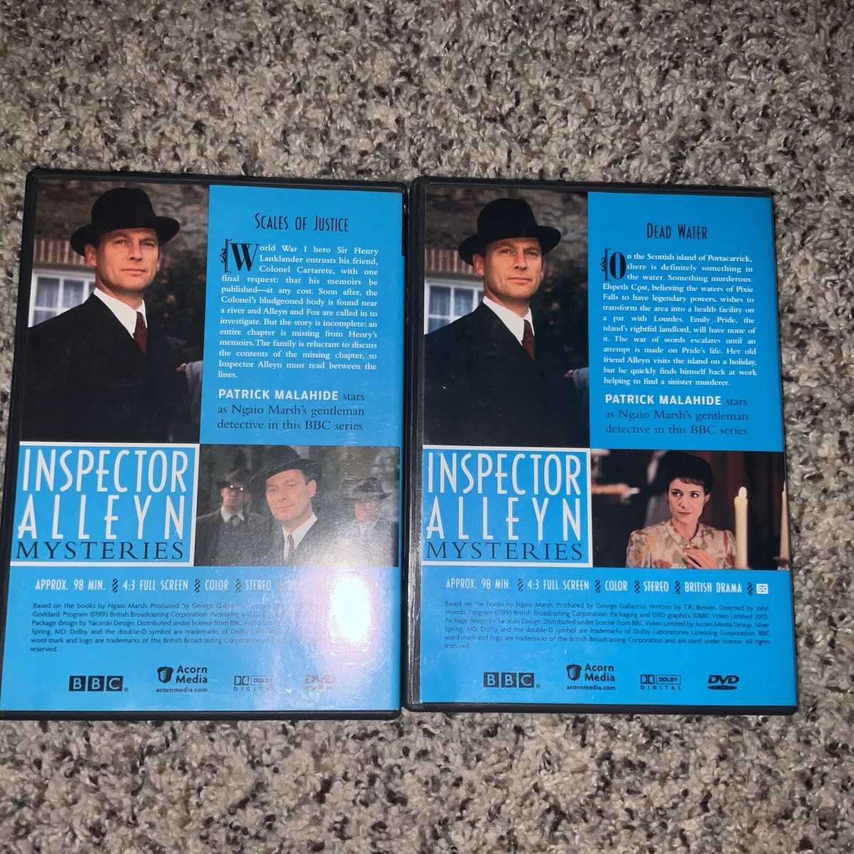 Inspector Alleyn Mysteries, Set 2, DVD - Disc 3 & 4 Lot