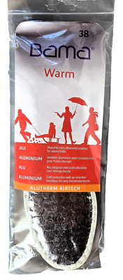 Bama warm Alutherm Airtech Einlegesohlen Gr. 38/5 für starke Kälte neu OVP