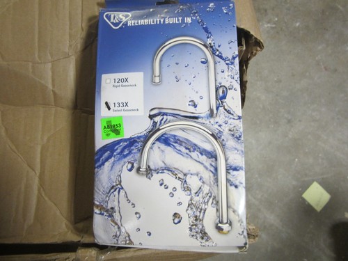 T&S Brass - 133X - Swivel Gooseneck - 10-3/8" - Stream Regulator Outlet