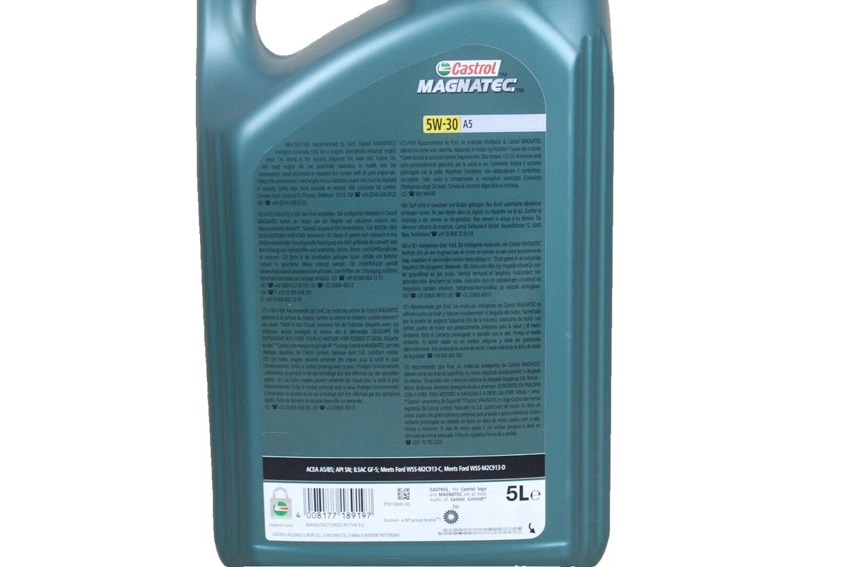 Original Motoröl 6 Liter Castrol Magnatec A5 5W30 WSS-M2C913-D  