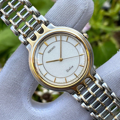 セイコー ドルチェ 5E316D30 セイコー ドルチェ 5E31-6D30 腕時計 クォーツ レザーベルト ブラック