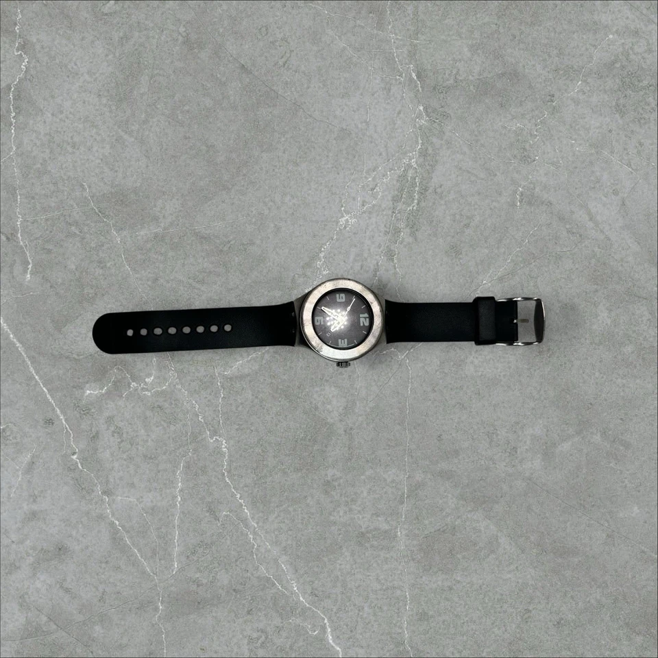 Swatch V8 Black Sceptre Irony Nabab 42mm Stainless Steel YNS400 Swiss Made - Image 2 of 4
