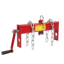 Heavy Duty Steel 2 Ton 4000lbs Engine Hoist Load Leveler Shop Crane Cherry Pic