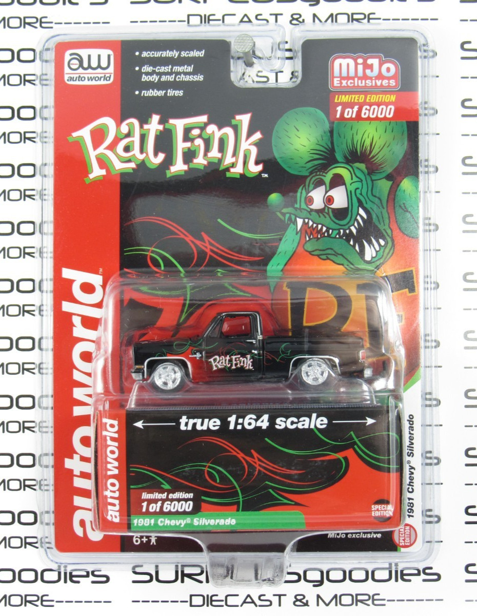 2022 Auto World MiJo Exclusive: Rat Fink 1981 CHEVROLET Chevy SILVERADO Pickup