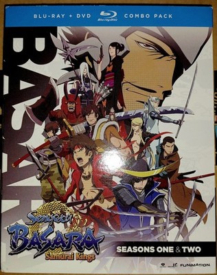 SENGOKU BASARA (SAMURAI KINGS)- Complete Series USA 1st Release BD/DVD/SLIPCOVER
