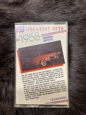 20 Greatest Hits 1958 - Cassette Tape - Various - Original Artists - 1987