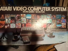 Vintage Atari Video Computer System Console in Box Complete tested *nice*