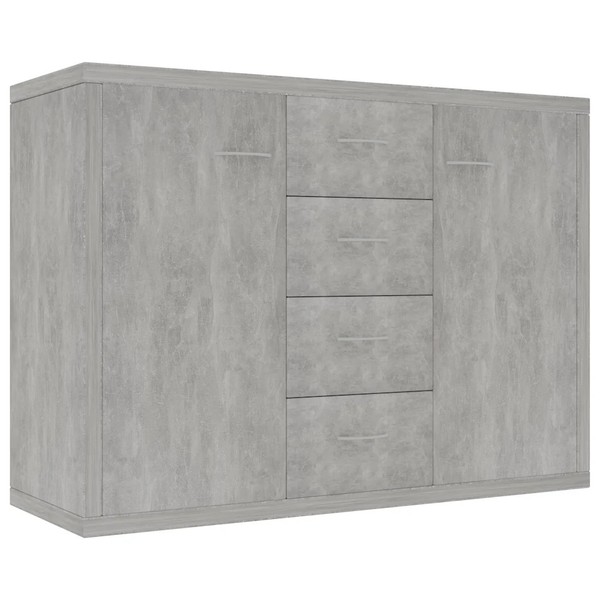 Sideboard Betongrau 88X30X65 Cm Holzwerkstoff-image