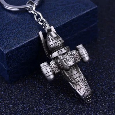 Schlüsselanhänger Glühwürmchen Sci-Fi The Serenity Raumschiff Neuheit Fan Geschenk