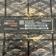 Samsung 2280mm 970 EVO Plus 500GB M.2 NVMe Gen 3.0 x 4 SSD MZ-V7S500 100% Health