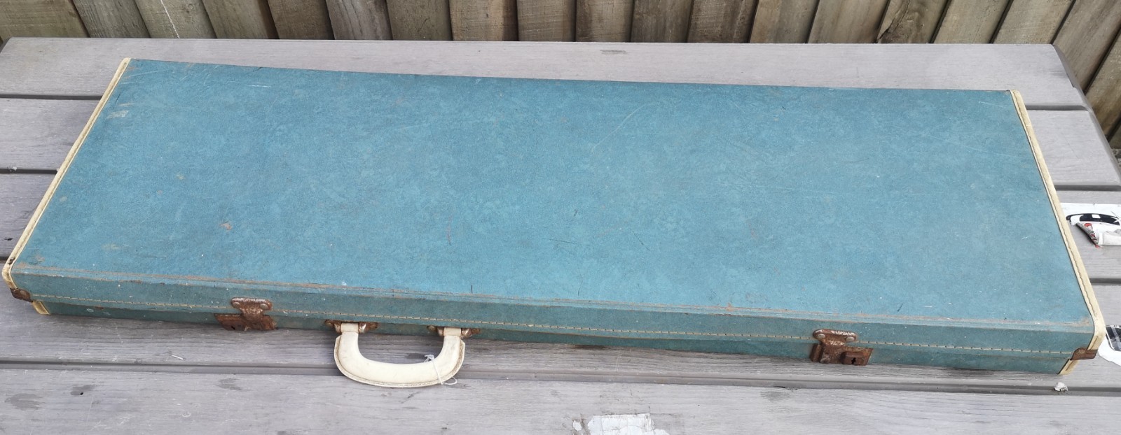 Rare Vintage Watkins Electric Guitar " Hard  case " 60s - Blue
