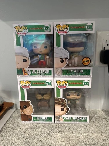 Pop!Movies Caddyshack Ty Webb 720, Al Czervik 721, Carl Spackler 723, Gopher 724