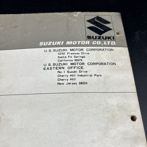 Genuine Vintage OEM 1971 Suzuki Motorcycle T250 Parts Catalog Manual Catalogue - Bild 5 von 6